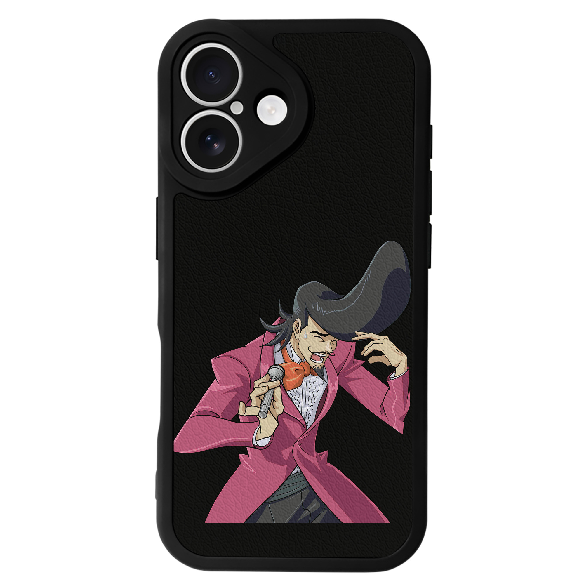 （画像用） 遊☆戯☆王 Yu-Gi-Oh! 【iPhone 16シリーズ対応】シリコンスマホケース（レザー調） 材質：シリコン
